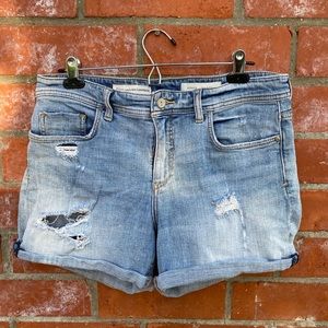 Pilcro letterpress Hyphen distressed shorts